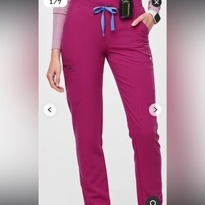 figs yola skinny scrub pants size m